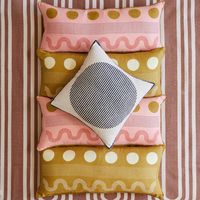 Sunrise Pillow | Black – Block Shop
