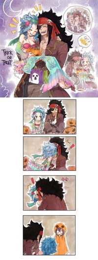 Gajeel and Levy. x3 xD