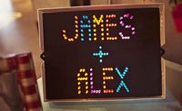 Noms lumineux pour mariage geek