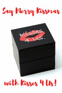 Say Merry Kissmas this year with Kisses 4 Us-a box of fun & flirty kiss cards! A Perfect Gift or Stocking Stuffer for your Husband or Boyfriend!
