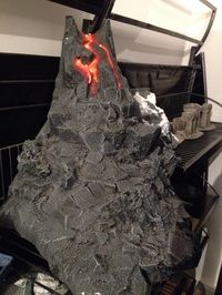 Damon world - volcanic corner piece
