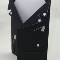 Leather Motorcycle Jacket Card - Paper