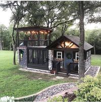 A cozy tiny house Check out desigedecors.com to get more inspiration #interiordesign #cozyplace #rustic #homedecoration