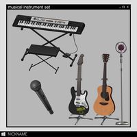 musical instrument set | give me a nickname on Patreon