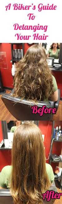 The Biker's Guide to detangling hair