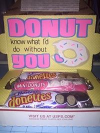 Donut small military care package More