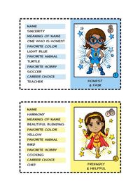 Page 2 of 5 Superhero Trading card SWAPS