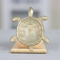 Messing Schildkröte Schale Anbietschale Schmuck Gold Art Deco 50er 60er