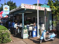 Kihei Caffe, across from Kalama Park in Kihei