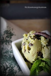 Keskonmangemaman?: CMUM , été givré , avocado ice cream aux pépites de chocolat