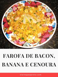 Uma farofinha bem úmida... quer? Não é receita, é sugestão, tá? Fiz e ficou tão gostoso que quis compartilhar. Clique no pin e veja como fazer! #farofa #comida #receita #cozinha #recipes