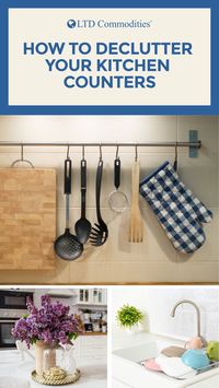 Decluttering your kitchen counters is a great way to open up your space and make your home feel tidy and clean. Whether you have a small kitchen or a spacious one, tidying up the counters is a good place to start when organizing the room. Check out these quick steps on how to declutter your kitchen counters for a more organized space.