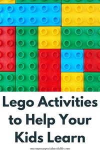 Lego Activities to Help Your Kids Learn