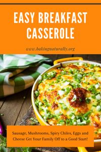 Created by a farm wife to feed her husband and 4 kids before a day of hard work. Passed down through 3 generations, it's been hitting the spot for more than 50 years! You'll love it. #breakfast #sausagecasserole #bakingnaturally #sausage