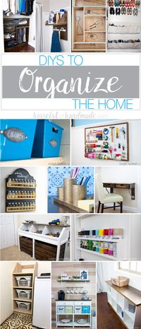 DIYs to Organize the Home