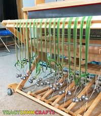 DIY Warping Trapeze to Help Create Even Tension - Tracy Lynn Crafts