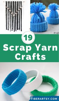 What to do with all that leftover yarn? Here are 19 yarn stash busting ideas to get you started!