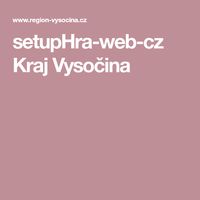 setupHra-web-cz Kraj Vysočina