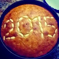Vasilopita (Greek: Βασιλόπιτα, Vasilópita, lit. '(St.) Basil-pie' or 'king pie') is a New Year's Day cake in Greece and many other parts of eastern Europe and the Balkans which contains a hidden coin or trinket