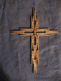 Clothespin Cross