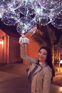 Imagine your birthday or wedding being illuminated with these beautiful LED balloons in the evening. What a wonderful atmosphere this would create and how surprised your guests would look.