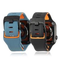 The Bravo series apple watch band is made from a custom high-performance silicone that is durable, comfortable and perfect for everyday wear. Offering a unique look this replacement watch band will completely transform your watch with a new fresh look. Sweatproof and washable make this band perfect for sporting activates or just everyday wear. ✅In Stock Now ✅Free Shipping With USPS