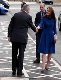 Catherine Duchess Of Cambridge and Prince William Duke of Cambridge visit McLaren Automotive Composites Technology Centre on November 14 2018