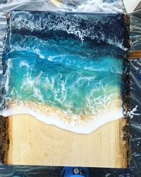 Watch this DIY Resin Art Ocean Waves Art Mica Powder Tutorial for your daily inspiration. Follow the link to buy premium mica powder pigment for your future artworks. #resinart #resinpainting #oceanart #resinvideo #micapowder Artist: @jdessartwork