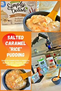 "Rice Try" With This Salted Caramel Faux-Rice Pudding | A SITE WITH A BITE!