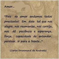 Poemas e Versos : Carlos Drummond de Andrade - Amor