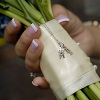 Greek weddings: Put your greek letters on the bouqet