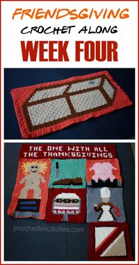 Friendsgiving CAL Week Four. Click to read the latest update about our Friends Thanksgiving Crochet Along and learn how to join the fun. #crochetpatterns