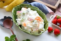 濃厚でジューシー!ふわふわホイップがたまらない「幸せのフルーツサラダ」 | おうちごはん