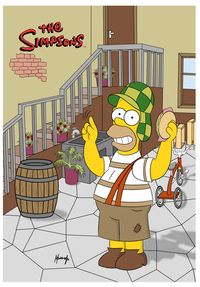 Homer Simpson Chespirito