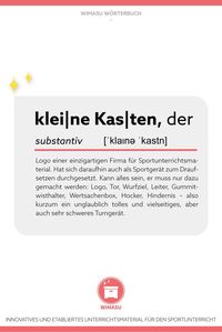 Sportunterricht ist es wert ein eigenes Sportunterricht Wörterbuch zu erhalten. Wer hier Ernstes erwartet, der wird enttäuscht. Dafür gibt’s schon das sportwissenschaftliche Lexikon, welches wir seit dem Studium akribisch lesen. Bei uns gibt’s nur ein paar Insider aus der Turnhalle. Wir werden immer mal wieder was ergänzen. #Wörterbuch #sportunterricht #unterrichtsmaterial #wimasu