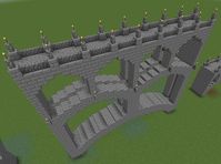 Multi-Arch stone bridge Minecraft Project