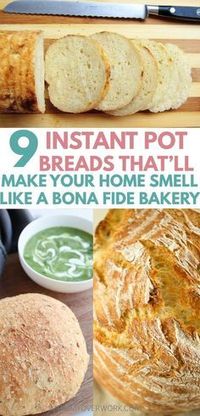 Best INSTANT POT BREAD recipes for the instant pot duo or lux! Bread in an electric pressure cooker is fast, easy, and perfect for busy families! Learn how to make healthy, gluten free, low carb paleo or keto friendly, or vegan dough. Sourdough, no knead, whole or white wheat, banana loaf, zucchini bread, and bonus bread pudding! #instantpot #instantpotrecipes #vegetarian #vegetarianrecipes #healthyrecipes