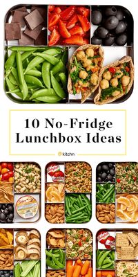 Easy, Healthy No Refrigeration Needed Lunch Ideas. Need recipes for lunches and meals you can try packing to take to work at the office, or for kids to take to school? You don't need a fridge, refrigerator, or ice pack. Great for camping too.