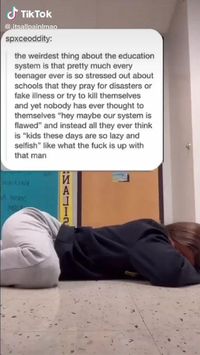 #school #stressed #pain #depressed #UpTheBeat #sad #foryou #teenager