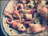 insalata di polpo- octopus salad
