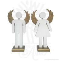 Figuras pareja de ángeles pintados de 27 x 15,5 x 6 cm, figuras decorativas de ángeles plantado con sus alas abiertas, ideales para aportar un toque especial a tu entorno. ¿Qué esperas para consultar tu personalización? Puedes ver o comprar aquí: https://trazosdearte.com/producto/figuras-pareja-de-angeles-pintados-de-27-x-155-x-6-cm-precio-cop/ ‣WhatsApp: 320 242 2794 #trazosdearte #angel #madera #mdf #decoracion #regalos #bautizos #matrimonios #angeles #navidad #cumpleaños #bogota #colombia