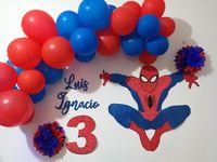 creando con nissa: fiesta temática spiderman: Acá les muestro como el...