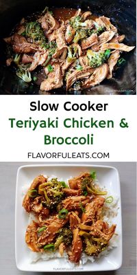 Tender broccoli combined with tantalizing teriyaki sauce and chicken breasts make Slow Cooker Teriyaki Chicken & Broccoli not only healthy and delicious, but super easy to make too! Serve the succulent teriyaki chicken and broccoli over rice or your favorite side!