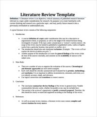 Example Of Literature Review