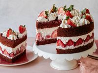 Get Red Velvet Strawberry Cake Recipe from Food Network