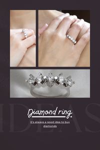 Cushion Natural Diamond Ring • Material: 14K Solid White Gold • Diamond: 5 pieces total 0,50 carat each 0,1 carat, F Color Grade, Brilliant Diamond, Round Cut, SI Clarity • Ready to Ship in 1-5 Business we can customize a ring for you. You can choose the Gold Karat. Available Options: 8K, 14K, and 18K Prices may change according to the gold carat. For more details please visit our Etsy story