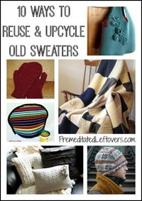 10 ways to reuse and upcycle old sweaters