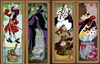 Villains portraying the Haunted Mansion Portraits