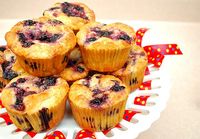 Blueberry Swirl Muffins