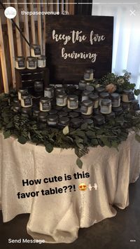 Love this idea as a wedding favor.
